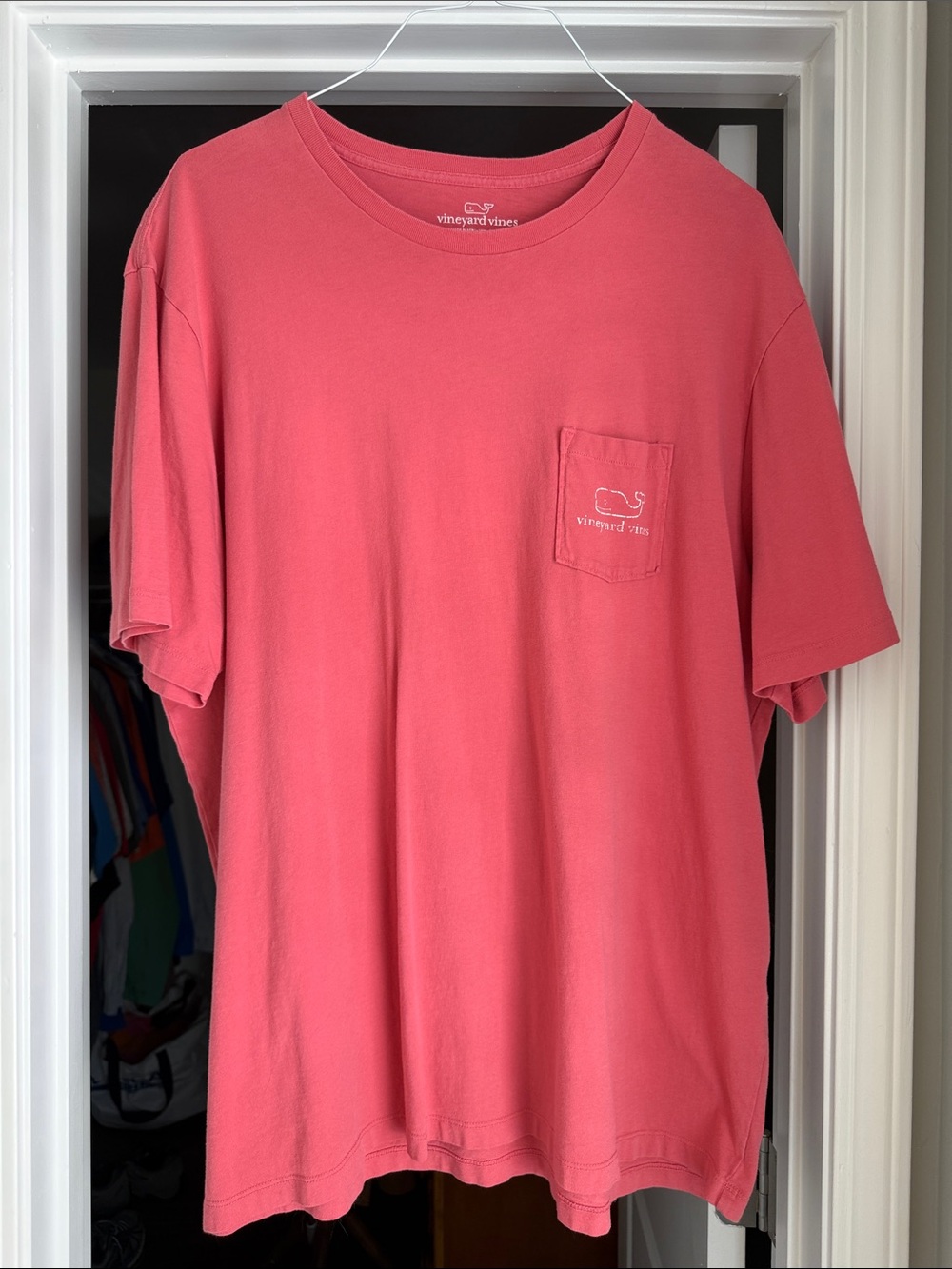 Vineyard Vines Men’s Coral Pocket Tee